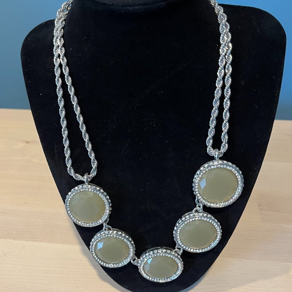 J. Crew Statement Necklace.17" with a 2" extender. Gently Used.